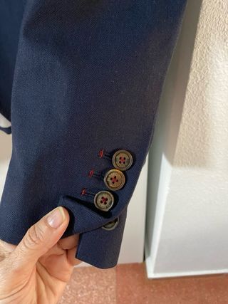 Americana El Ganso Azul Marino