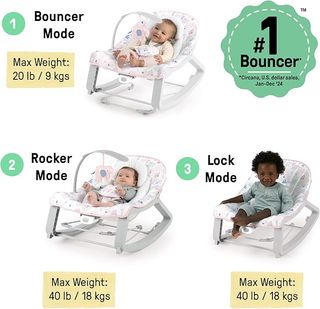 Hamaca Mecedora Bebé Ingenuity 3en1 Keep Co