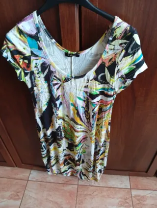 Vestito donna fantasia multicolor Taleo