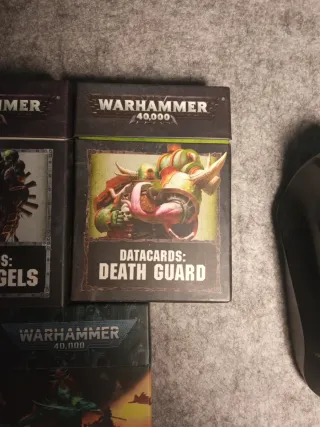Datacards Warhammer 40k (Dark Angels, Death Guard,