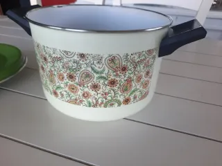 Cacerolas Vintage Hierro Esmaltado Años 80