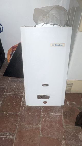 Calentador de gas Neckar blanco