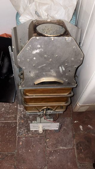 Calentador de gas Neckar blanco