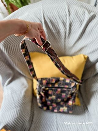 Bolso con estampado de búhos