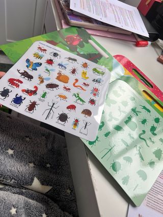 6 Cuadernos Pegatinas Reutilizables Infantil