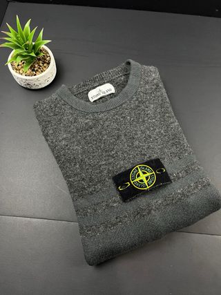 Jersey Stone Island Gris Talla L Lana