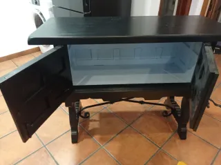 Mueble Castellano Restaurado Negro