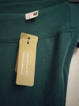 Pantaloni Intimissimi con cashmere verdi