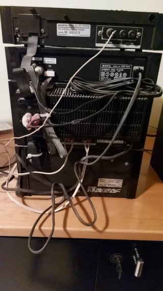 Mini Cadena Sony ST-707 RM con Altavoces.