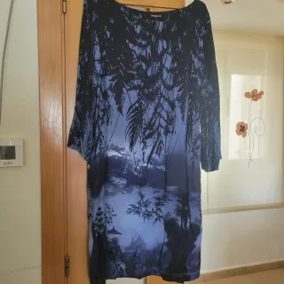 Vestido Desigual manga 3/4 estampado