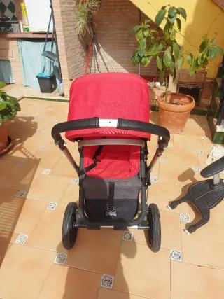 Carrito de bebé rojo bugaboo Camaleón 3