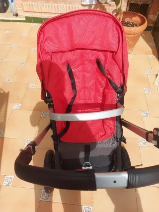 Carrito de bebé rojo bugaboo Camaleón 3