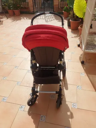 Carrito de bebé rojo bugaboo Camaleón 3