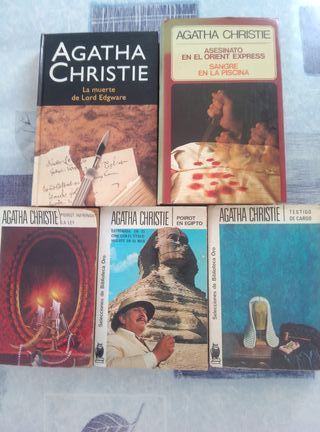 Cinco libros de Aghata Crhistie