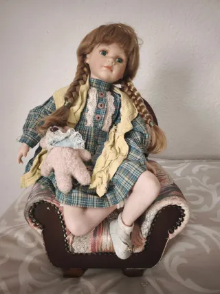 Pack de Muñecas de  Porcelana Estilo Victoriano