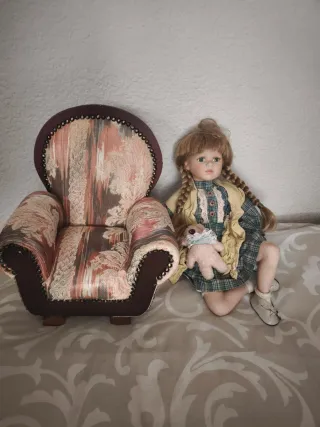 Pack de Muñecas de  Porcelana Estilo Victoriano