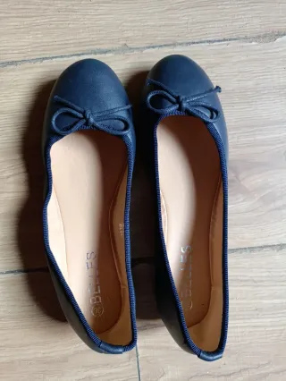 Manoletinas azul marino talla 36