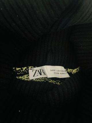Jersey Zara cuello alto estampado S