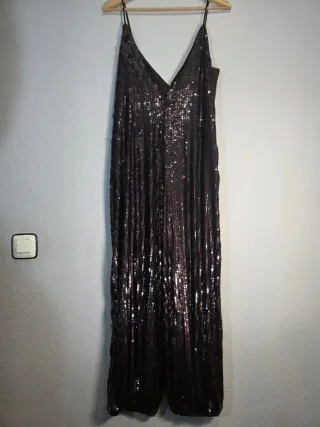 Mono Zara Lentejuelas Viral Talla Única