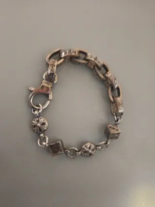 Pulsera Chrome Hearts Dados, acero inoxidable