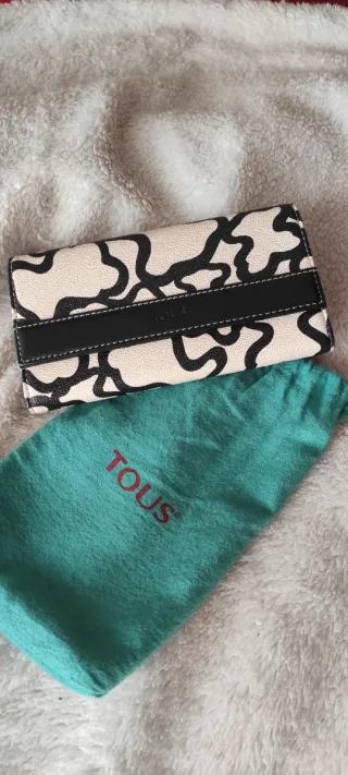 Monedero Tous Kaos Beige y Negro