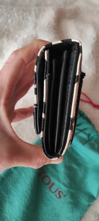 Monedero Tous Kaos Beige y Negro