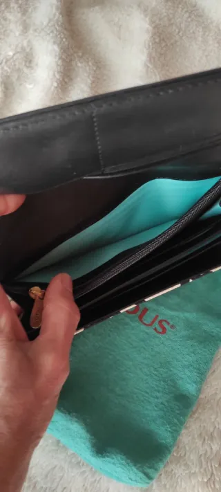 Monedero Tous Kaos Beige y Negro