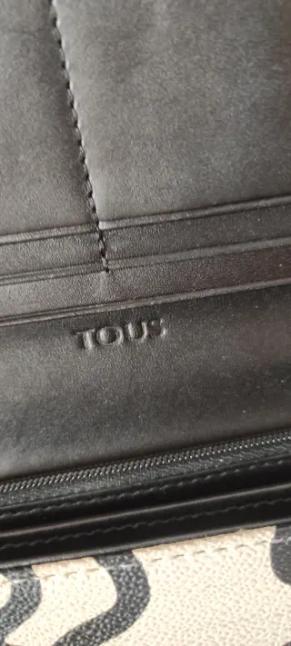 Monedero Tous Kaos Beige y Negro