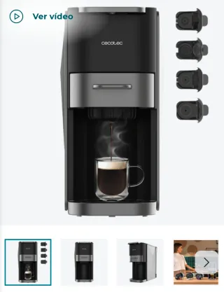 Cafetera Cecotec Multicápsula