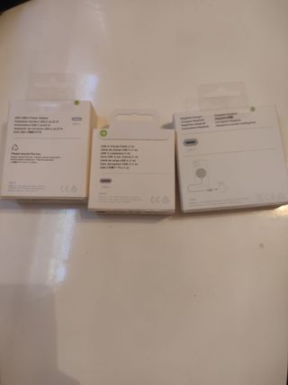 Cargador Iphone ..15-16-17.. magnético+cable+adapt