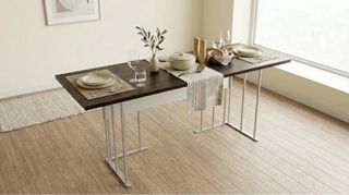 Mesa comedor/escritorio madera y metal