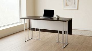 Mesa comedor/escritorio madera y metal