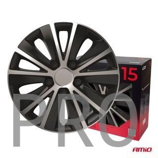 JUEGO 4 TAPACUBOS UNIVERSALES NUEVO 15