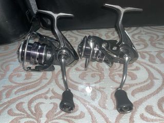 Carrete pesca Daiwa 2000xh 2 unidades Muy poco uso