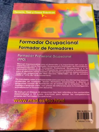 Formador Ocupacional - Formación Profesional