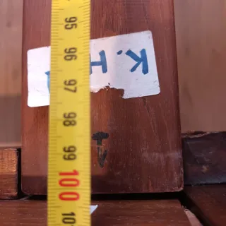 Cama de madera cerezo + colchón a medida