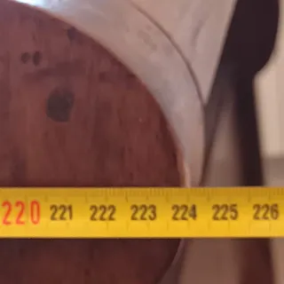 Cama de madera cerezo + colchón a medida