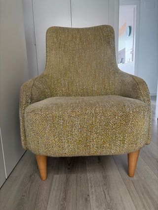 Poltrona vintage 1 posto verde e lime