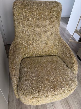 Poltrona vintage 1 posto verde e lime