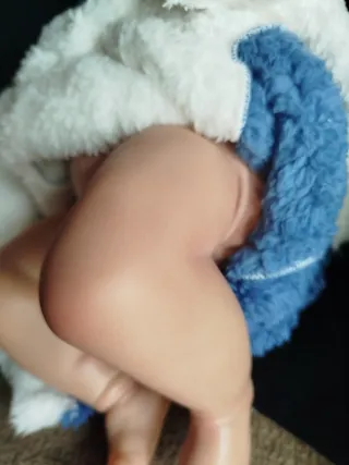 Bebé Reborn con Pijama Oso Azul