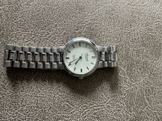 Reloj Miranda Plata y Blanco