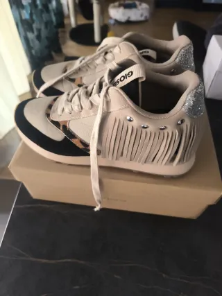 Deportivas GIOSE beige/multicolor mujer