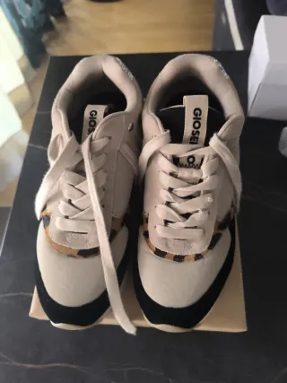 Deportivas GIOSE beige/multicolor mujer
