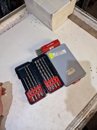 3 Estuches Brocas SDS Bosch y Hilti