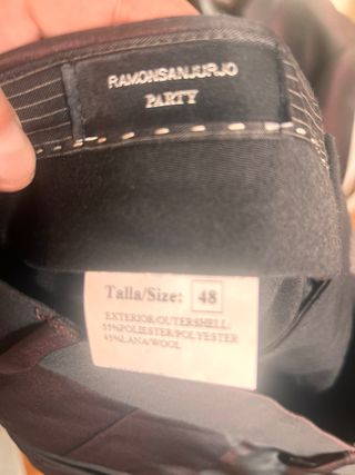 Traje de Novio Ramon Sanjurjo Negro