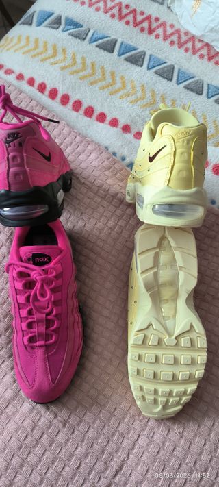 Zapatillas Nike Air Max 95 Rosa y Amarillas origin