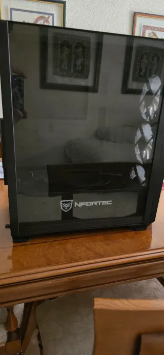 Caja PC Nfortec Krater Negra