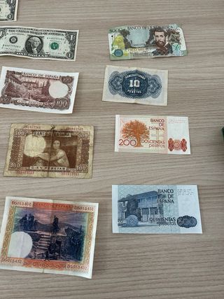 Lote billetes antiguos pesetas