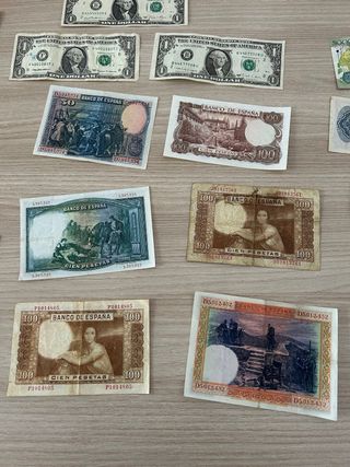 Lote billetes antiguos pesetas