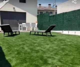 Césped artificial para exteriores
